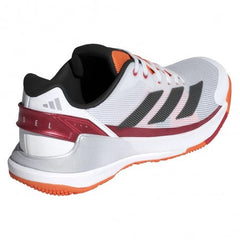 Adidas Crazyquick LS Padel Shoes White Lucid Orange 2026