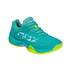 Nox AT10 Lux Padel Shoes Turquoise - Lime