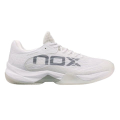 Nox AT10 Lux Padel Shoes 2026 - White Grey