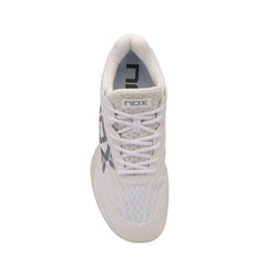 Nox AT10 Lux Padel Shoes 2026 - White Grey