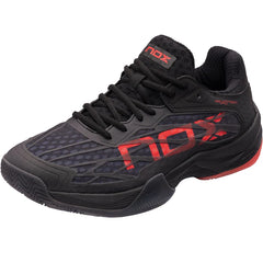 Nox AT10 Lux Padel Shoes Black Red